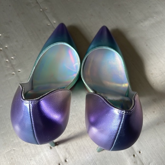 christian louboutin iriza 100mm licorne iridescent stiletto sz 37.5 - Picture 7 of 12